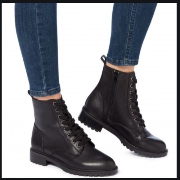 Steve Madden officer combat ankle lace up boots - Picture 2 of 6